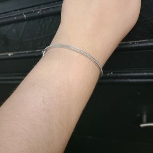 Sterling silver clasp bracelet